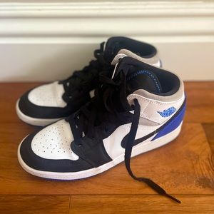 Womens Air Jordan 1 Mid “Royal Black Toe”